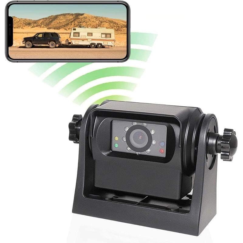 EWAY - Cámara de visión traserafrontal Negro WX-B502-1 EWAY