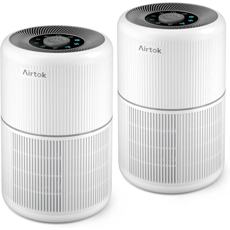 GENERICO - Purificador De Aire Airtok Paquete X2 Con Filtro Hepa H13