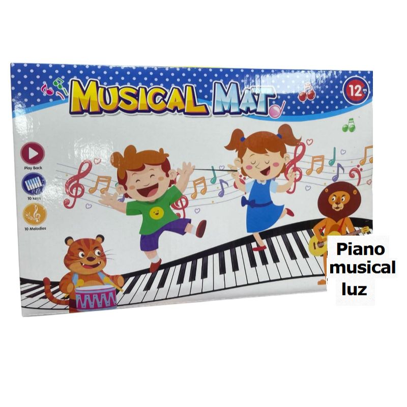 GENERICO - JUEGO PIANO MUSICAL CON LUZ PARA NIÑOS +12 MESES