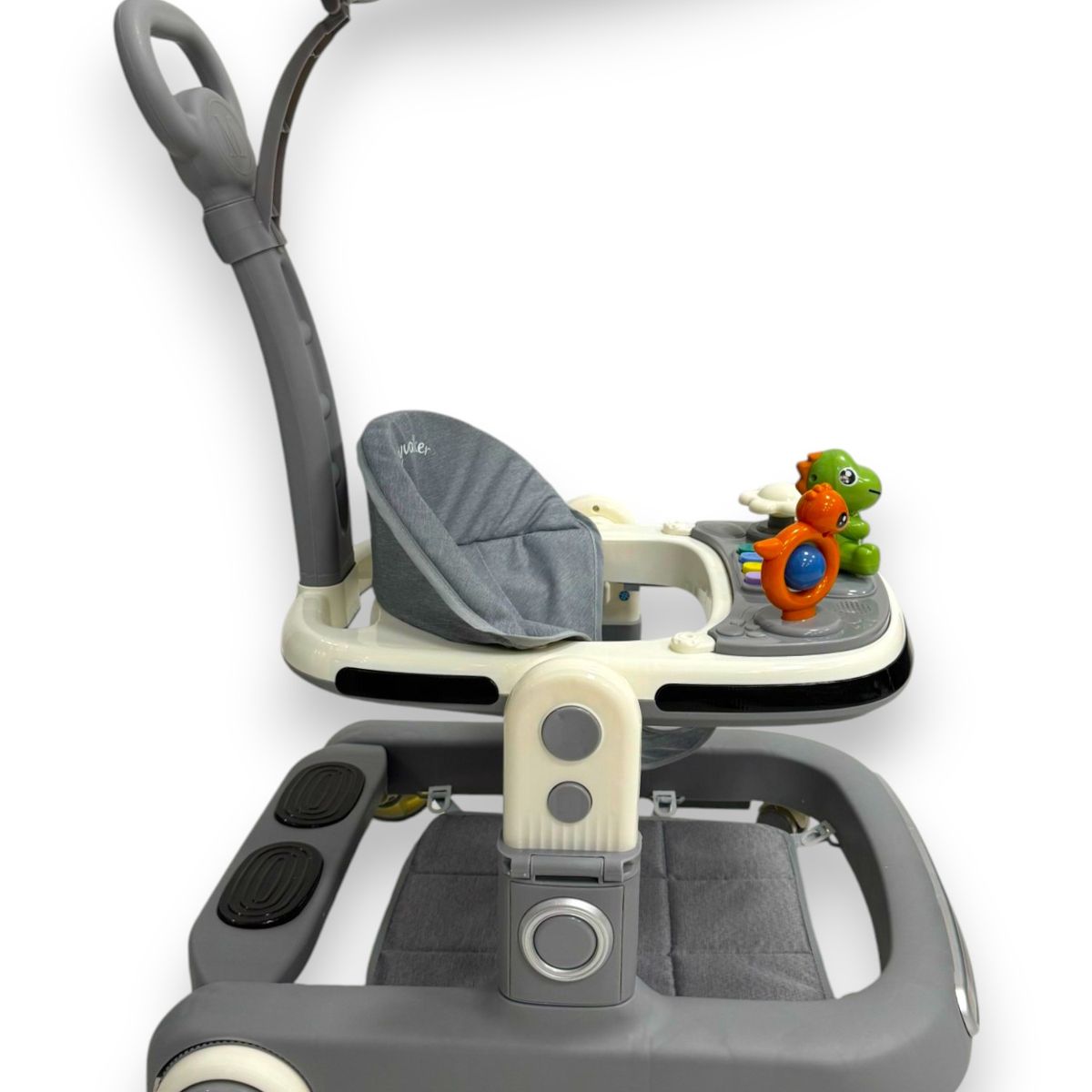KIDSHOP - Caminador Musical Bebe Guia Tapete Dinosaurio Gris 344B