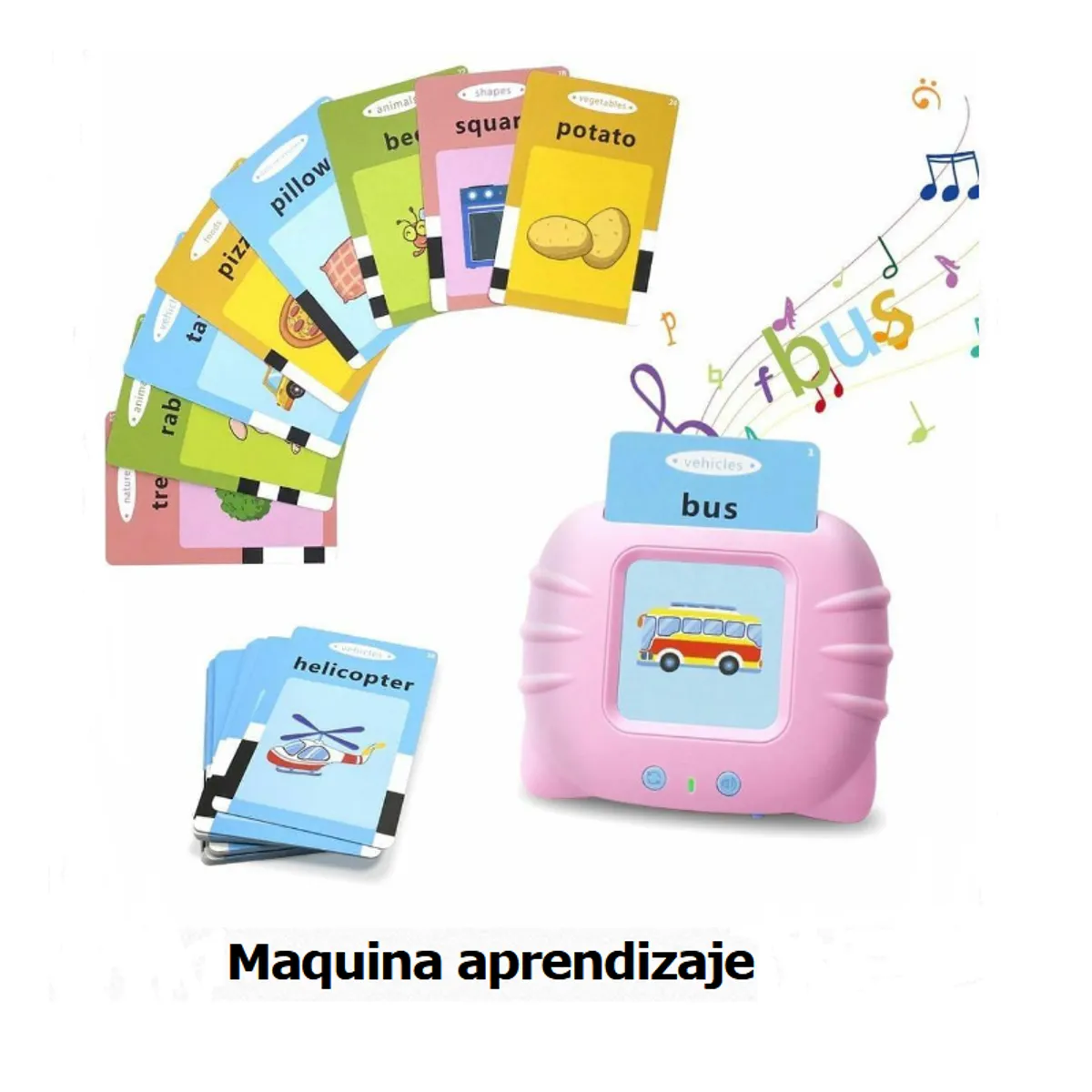 GENERICO - JUGUETE MAQUINA DE APRENDIZAJE PARA NIÑOS Y NIÑAS +3 AÑOS