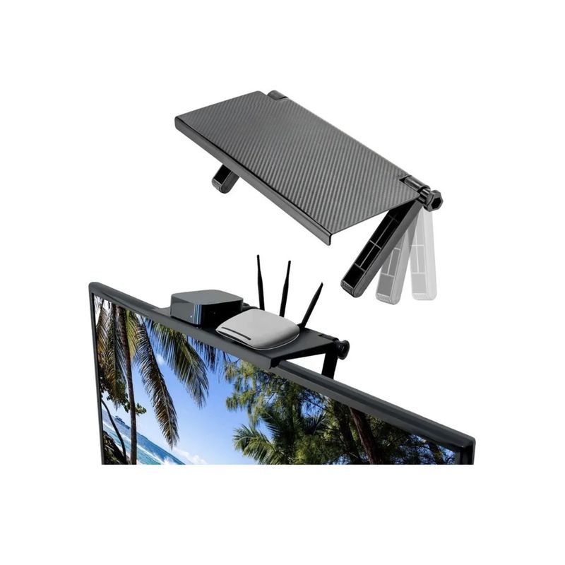 GENERICO - Soporte Ajustable Plegable Para Tv Pc Estante Deco
