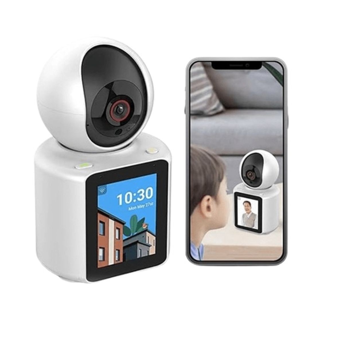 GENERICO - CAMARA IP CON PANTALLA VIDEOLLAMADA APP V360