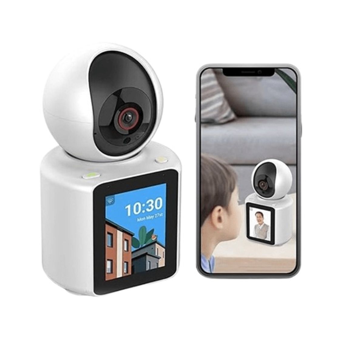 GENERICO - CAMARA IP CON PANTALLA VIDEOLLAMADA APP V360