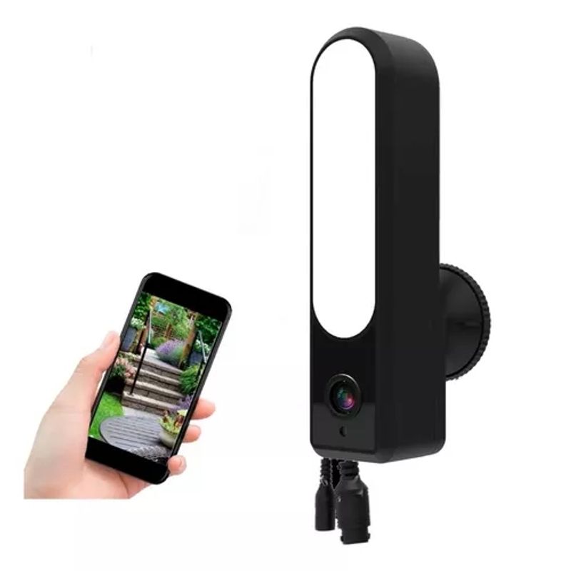 GENERICO - CAMARA IP EXTERIOR CON LAMPARA APP TUYA