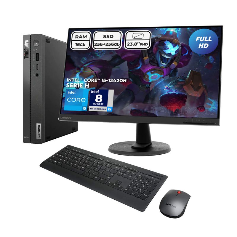 LENOVO - Computador Thinkcentre I5 13420h Ram 16gb Ssd 512gb Tiny
