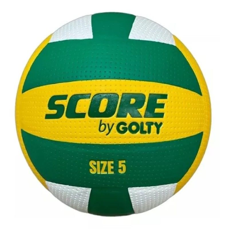GOLTY - Balon Voleibol Laminado Score By Golty Verde Amarillo
