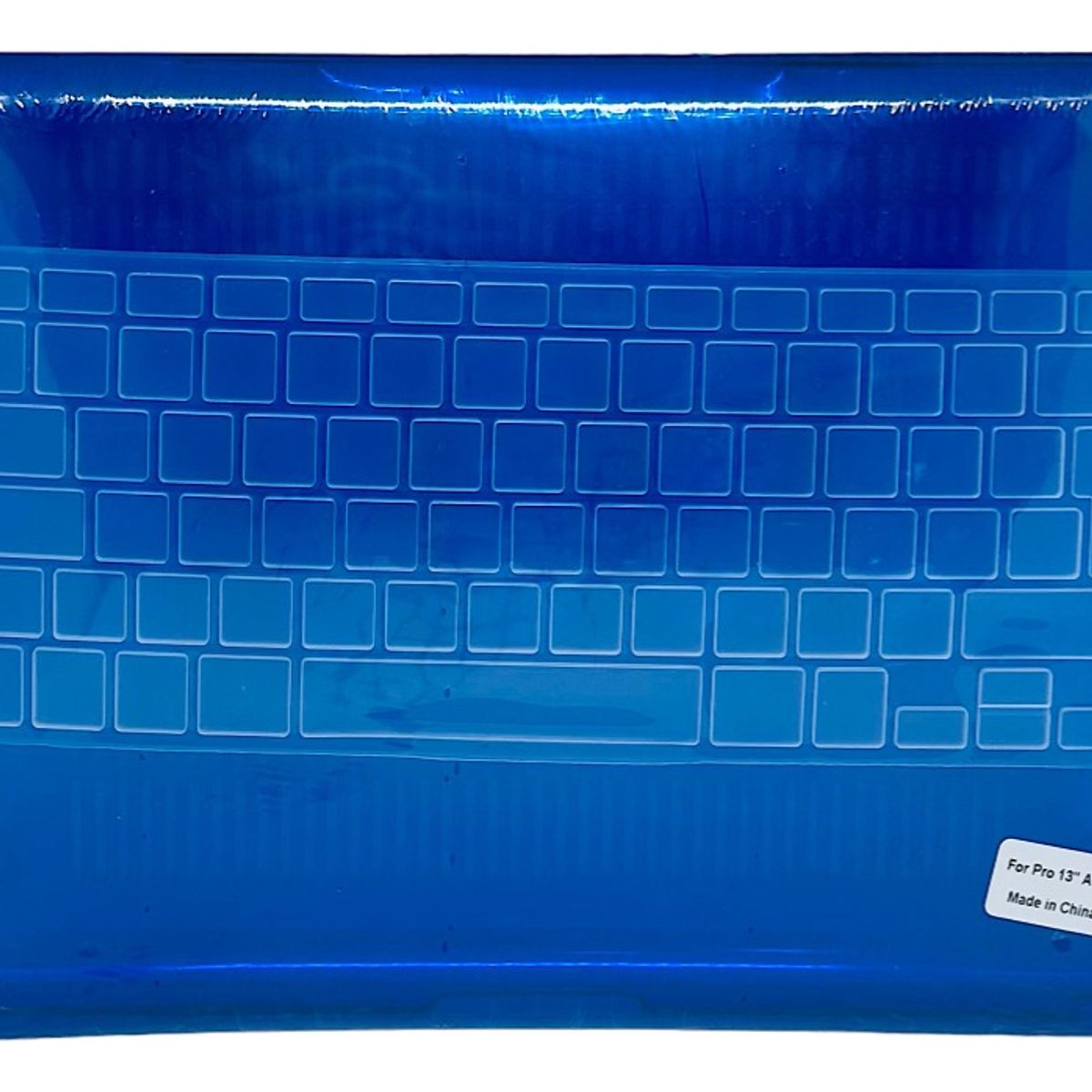GENERICO - Carcasa Case Para Mac Pro 13 A1278 Protector Teclado Español Azul Oscu