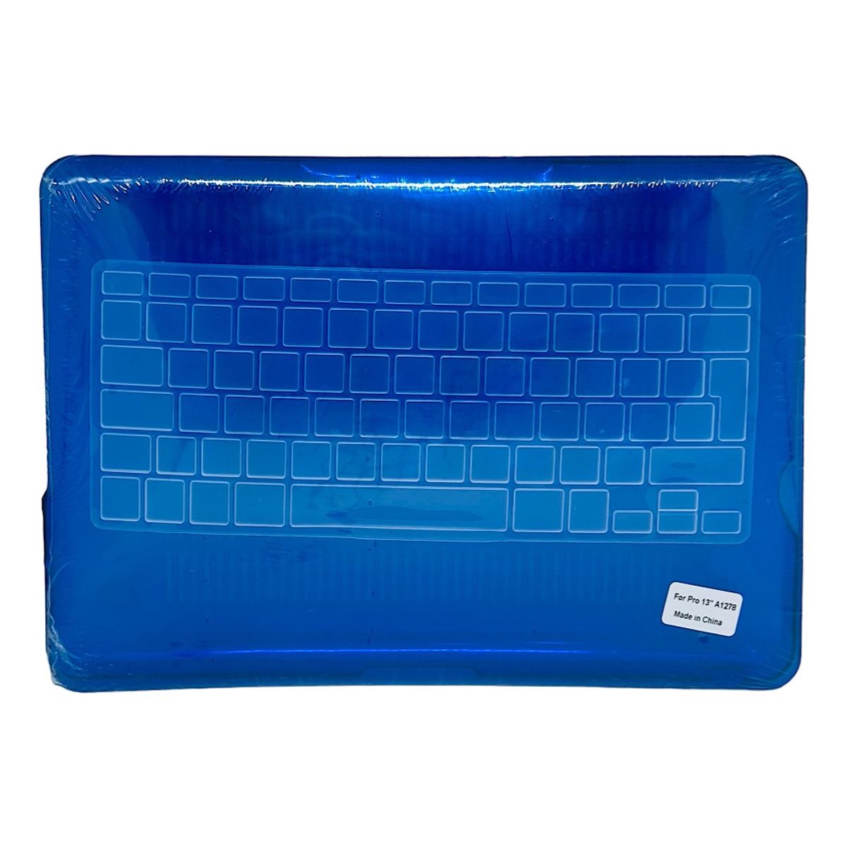 GENERICO - Carcasa Case Para Mac Pro 13 A1278 Protector Teclado Español Azul Oscu