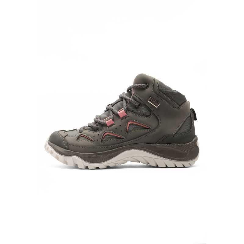 TELLENZI - Bota Outdoor Mujer Gris-Rosa tellenzi 2502