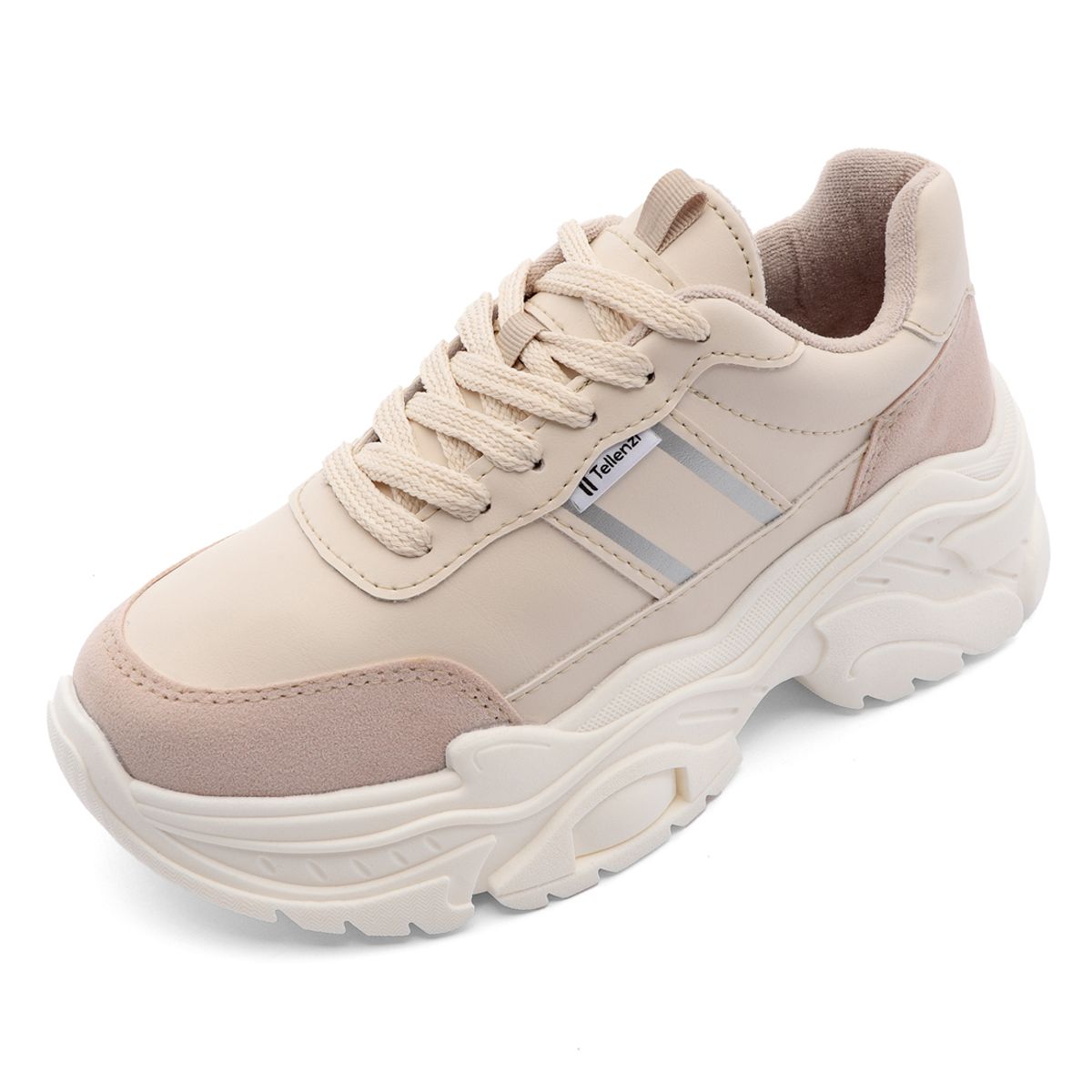 TELLENZI - Tenis Dama Beige Tellenzi 641