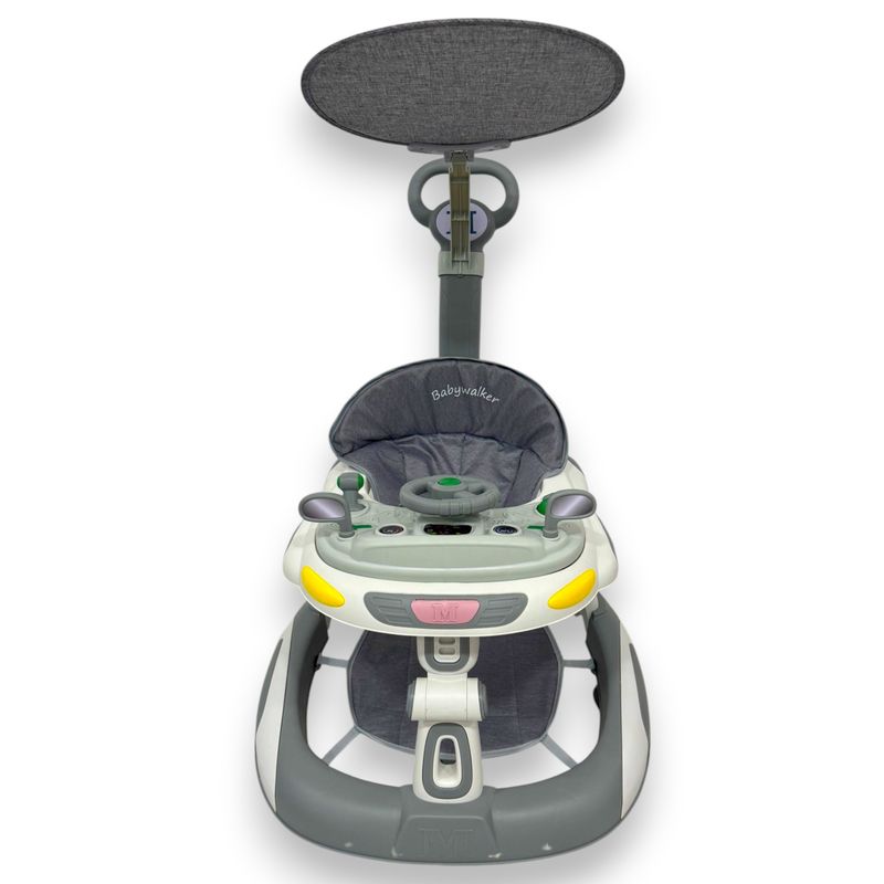 KIDSHOP - Caminador Andadera Timon Musical Con Guia 944-B Gris