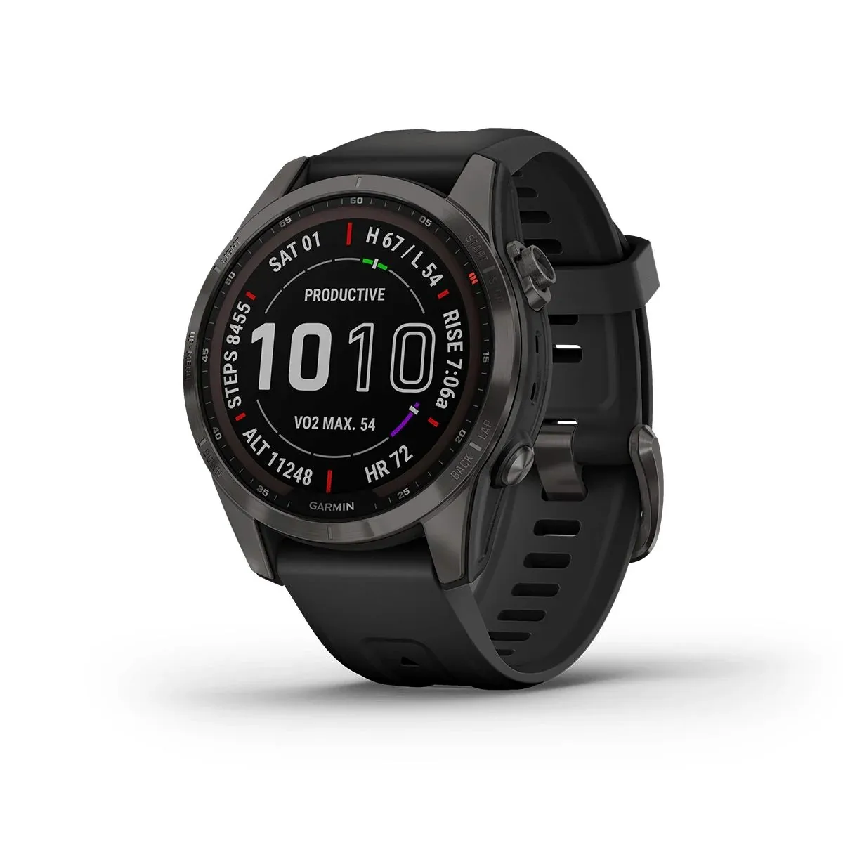 GARMIN - Reloj Garmin Fenix 7 Sapphire Solar Negro