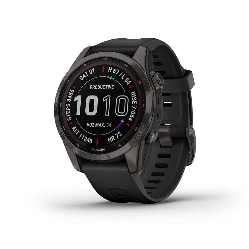 GARMIN - Reloj Fenix 7 Sapphire Solar Negro