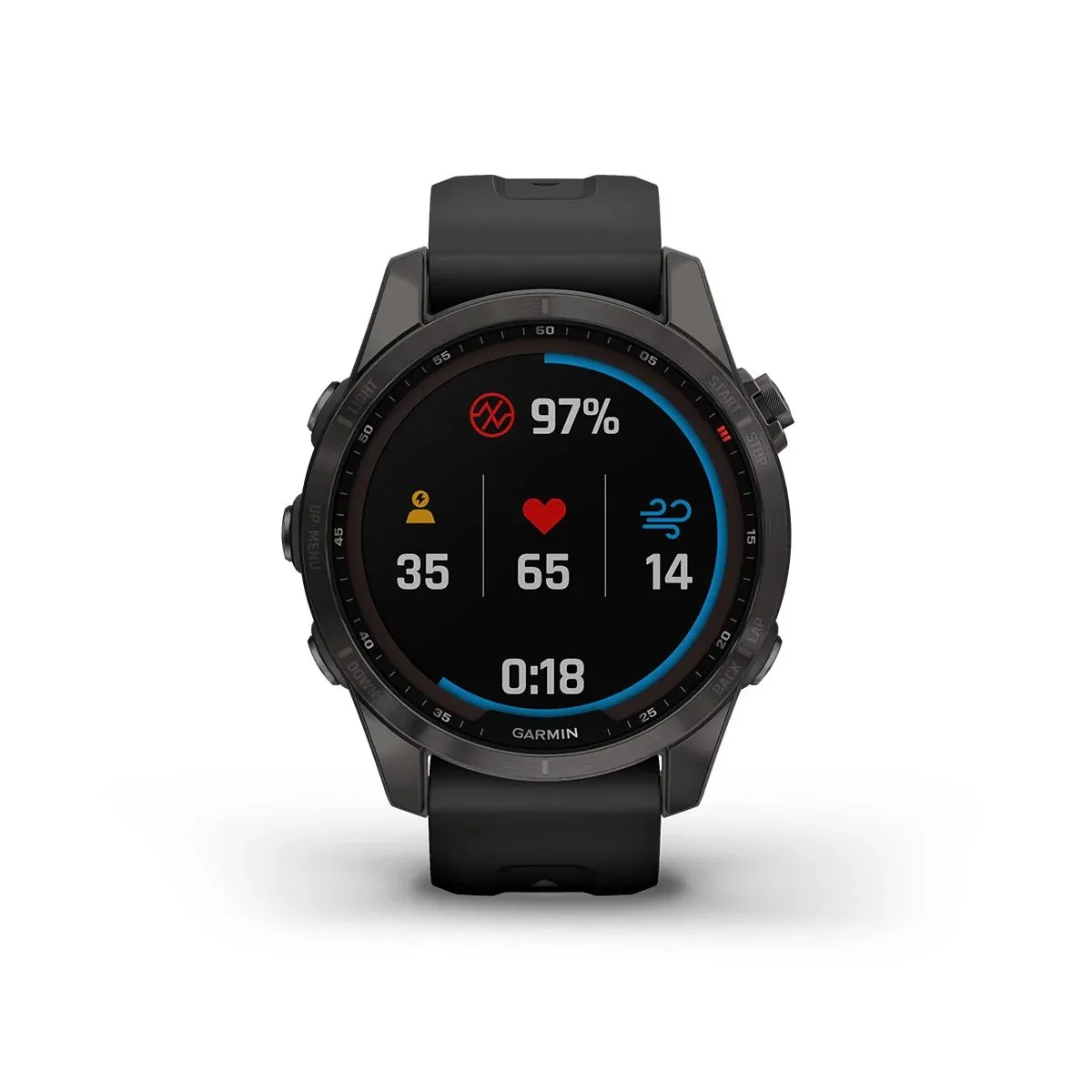 GARMIN - Reloj Garmin Fenix 7 Sapphire Solar Negro