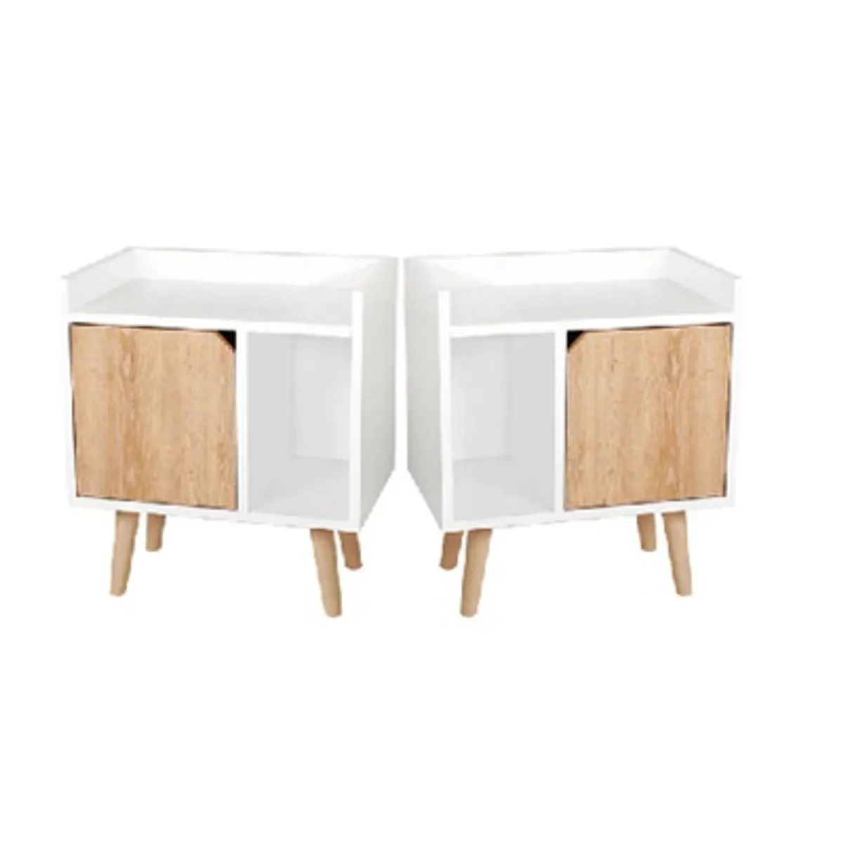 DKO DESIGN - Cabecero Para Cama Doble + Set Mesas De Noche Dreams