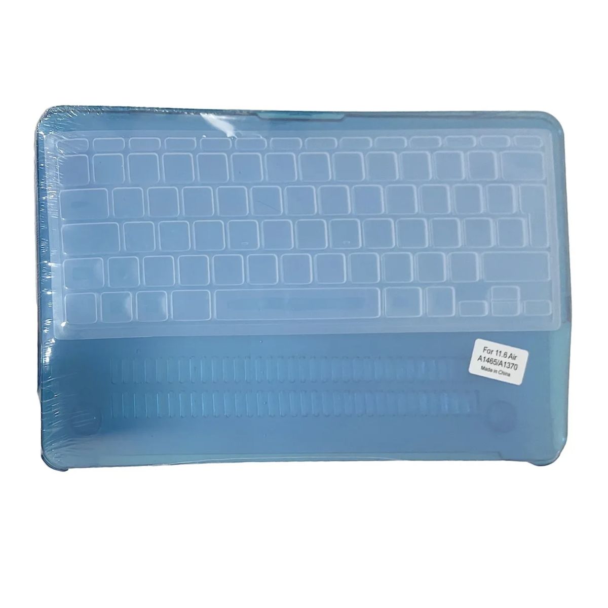 GENERICO - Carcasa / Case + Protector Teclado Macbook Air 11 Español Azul Claro