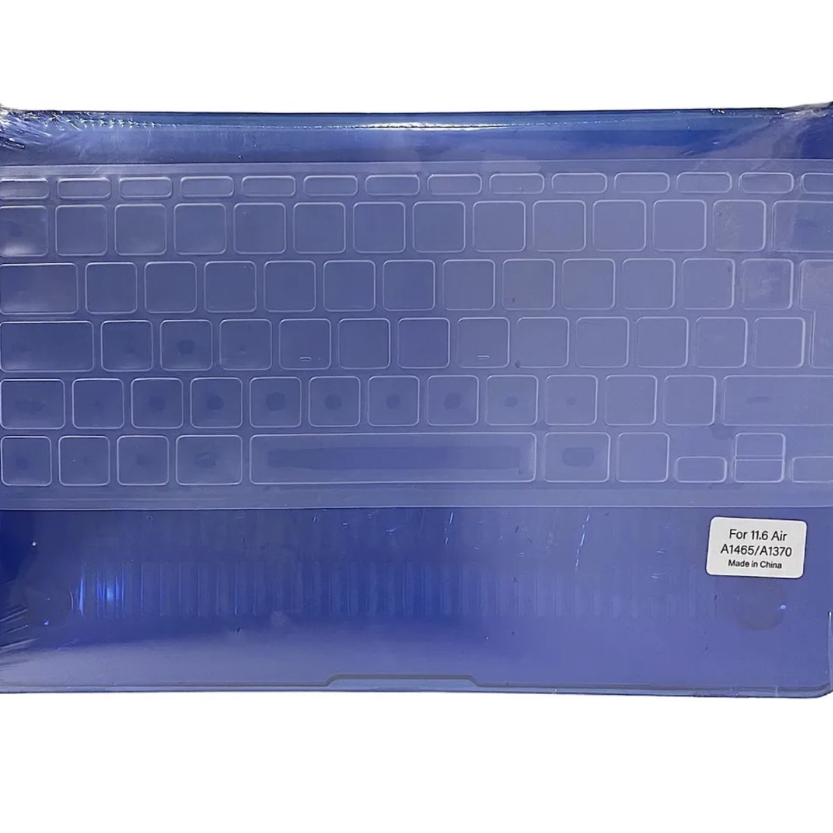 GENERICO - Carcasa Case Para Mac Air 11 A1465 Protector Teclado Español Azul Oscu