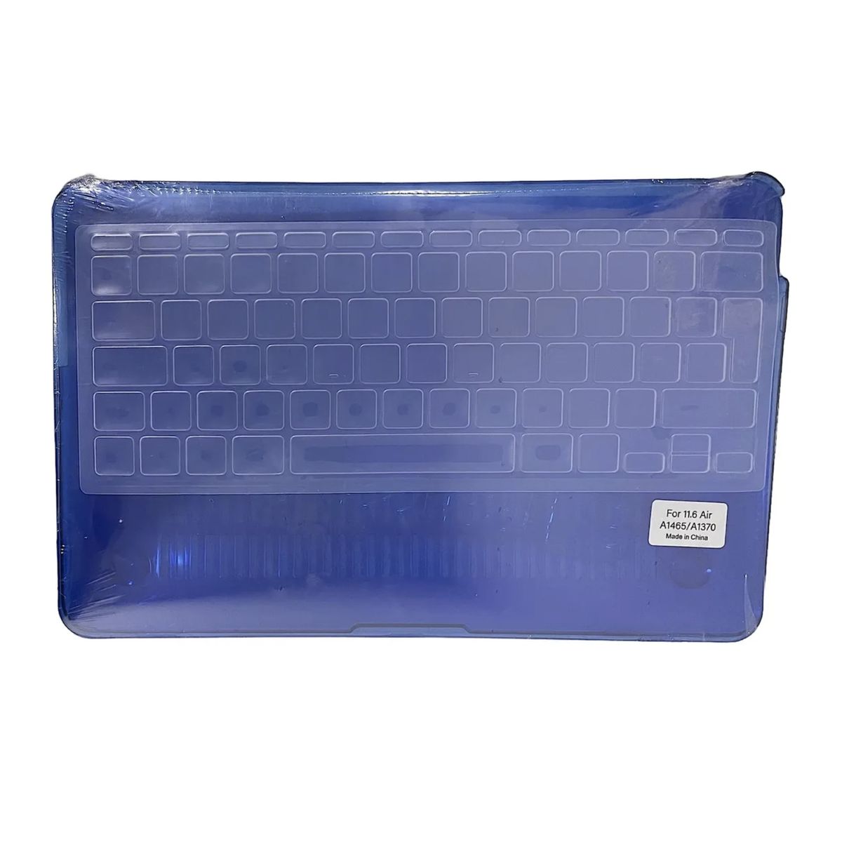 GENERICO - Carcasa Case Para Mac Air 11 A1465 Protector Teclado Español Azul Oscu