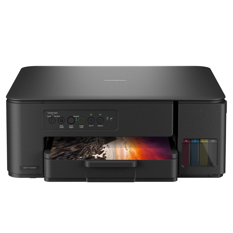 BROTHER - Impresora Multifuncional Brother Dcp-t430w Wifi Impresora