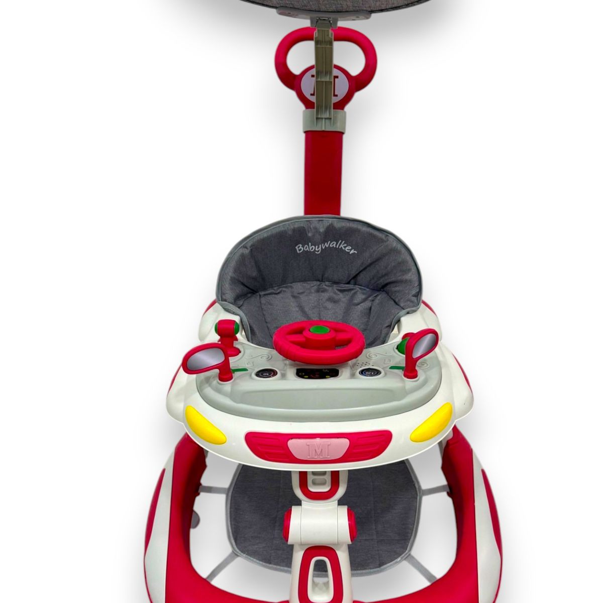 KIDSHOP - Caminador Andadera Timon Musical Con Guia 944-B Rojo
