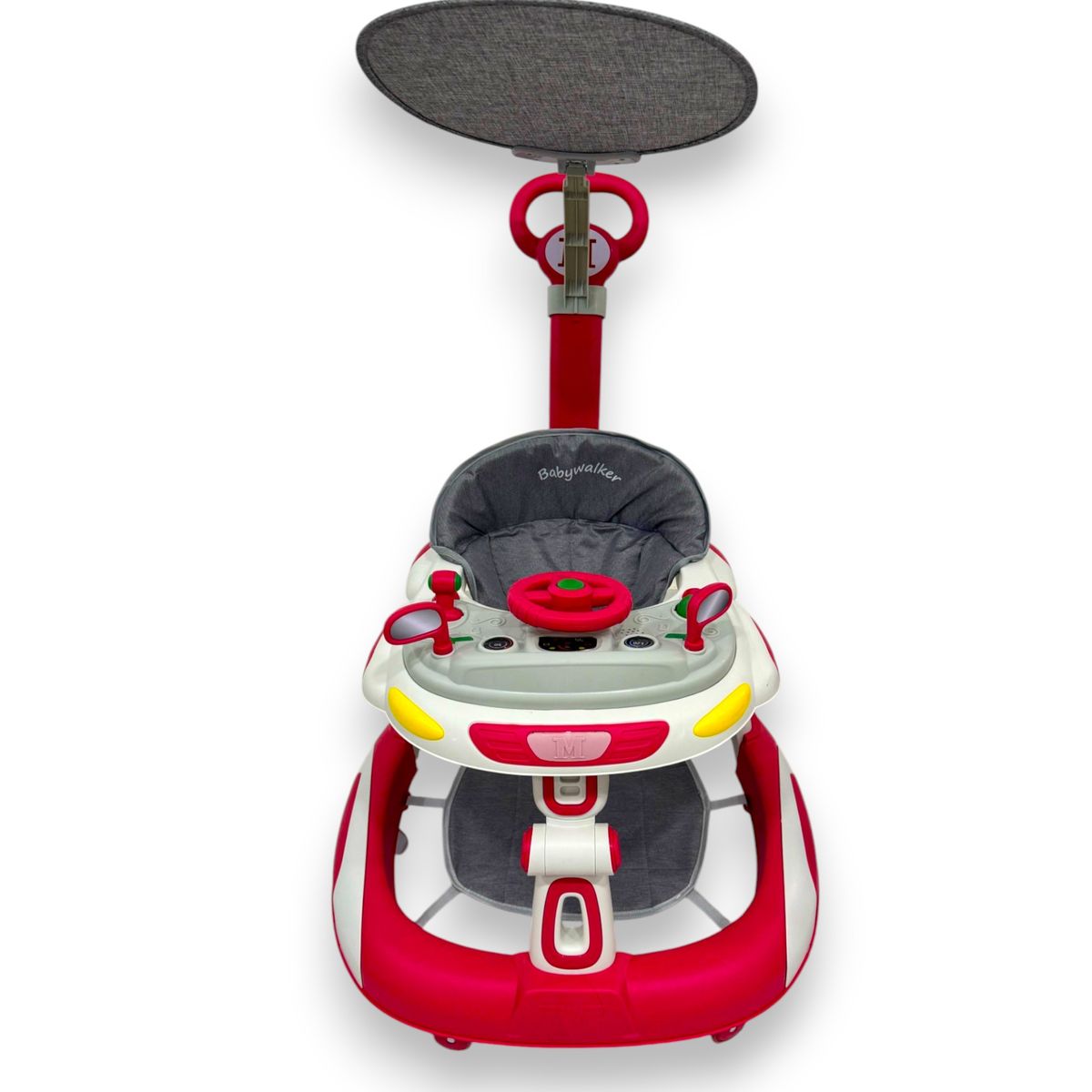 KIDSHOP - Caminador Andadera Timon Musical Con Guia 944-B Rojo
