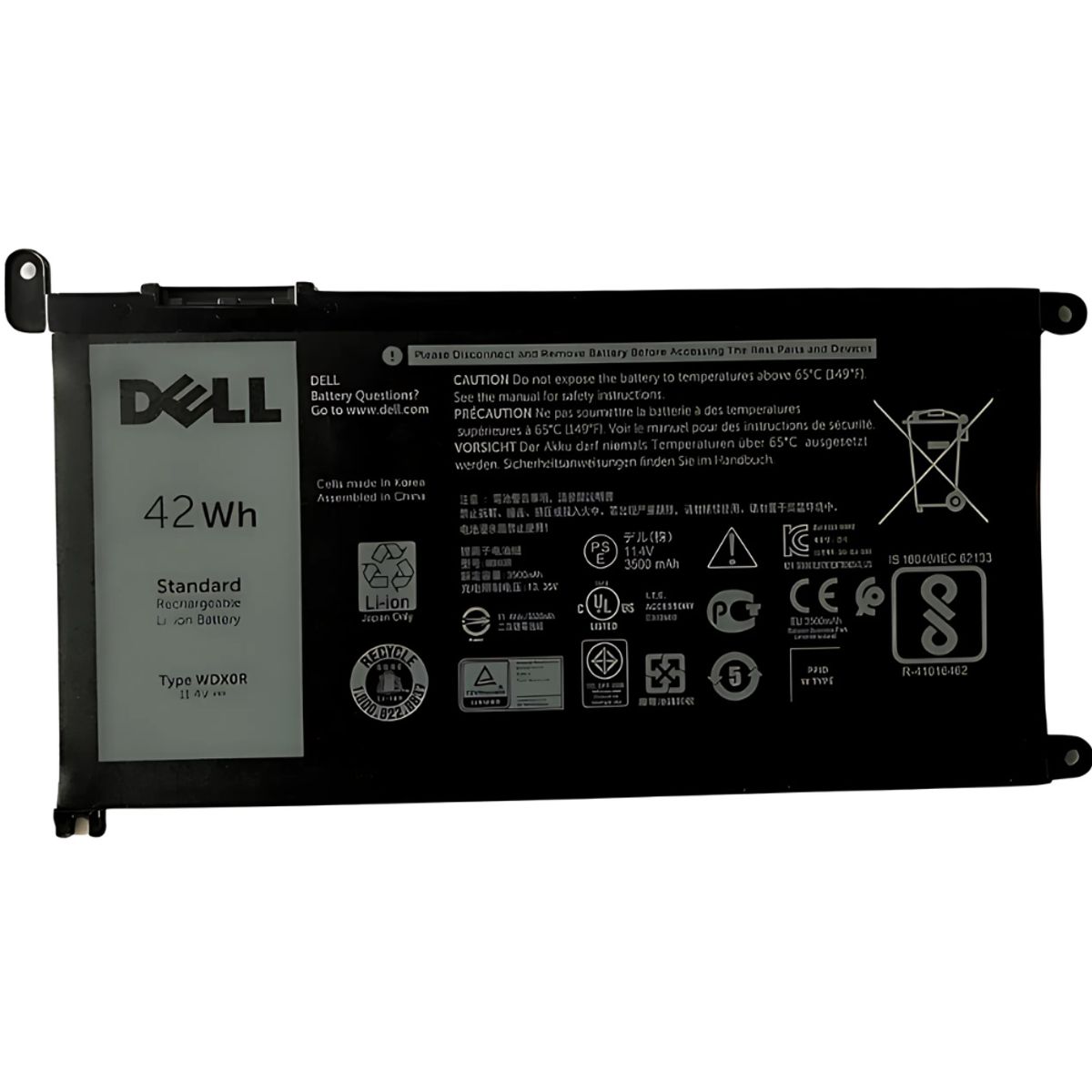 DELL - BATERIA DELL WDX0R