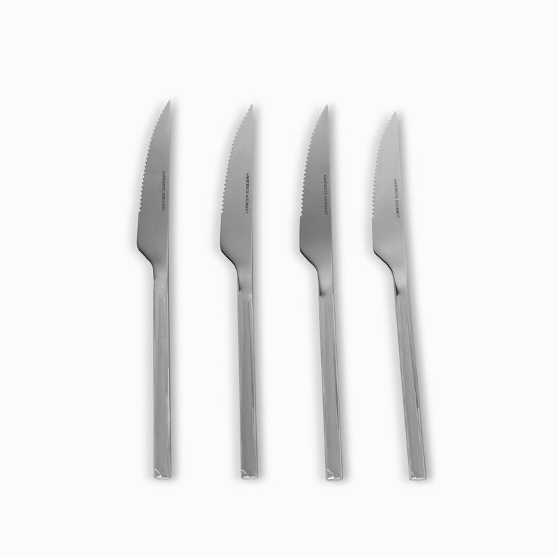 AMBIENTE GOURMET - Cuchillos para carnes denver set x 4 Ambiente Gourmet