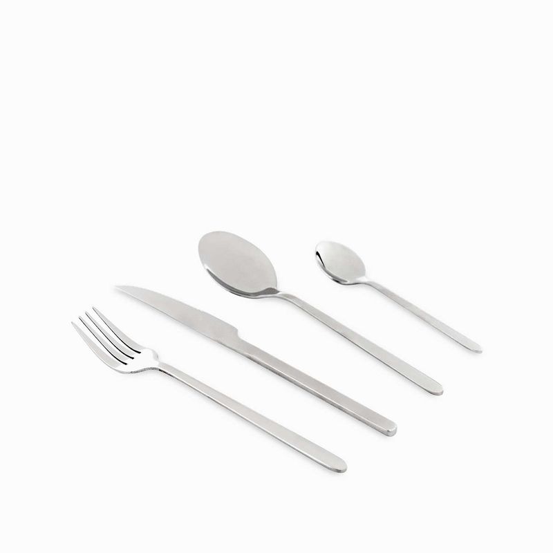 AMBIENTE GOURMET - Set de cubiertos alton plateado 16 pcs Ambiente Gourmet