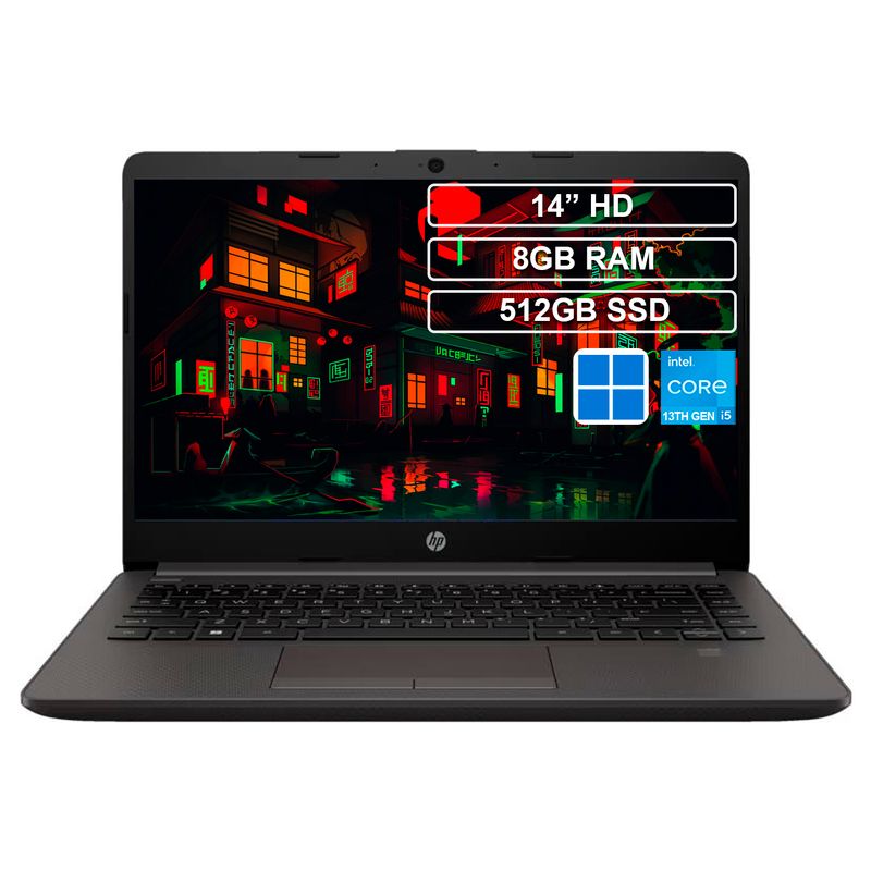 HP - Portátil HP 240R G9 Core i5 1335U 8GB 512GB Win 11 Home