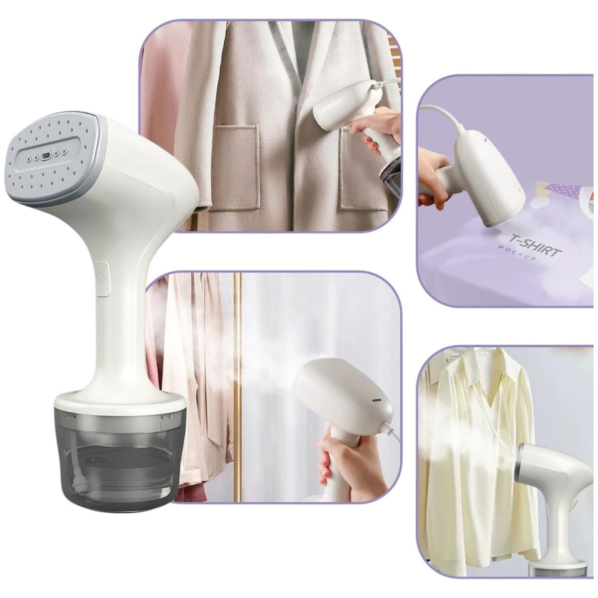 GENERICO - Plancha Vapor Ropa Portatil Elimina Arrugas Rapido