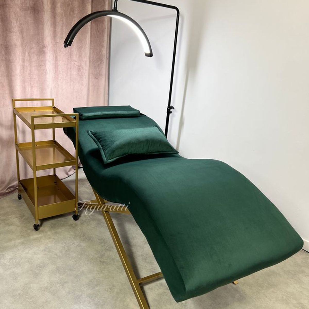 DISEÑOS RAMONA'S - Camilla Para Lashista 160x60x70 Esmeralda