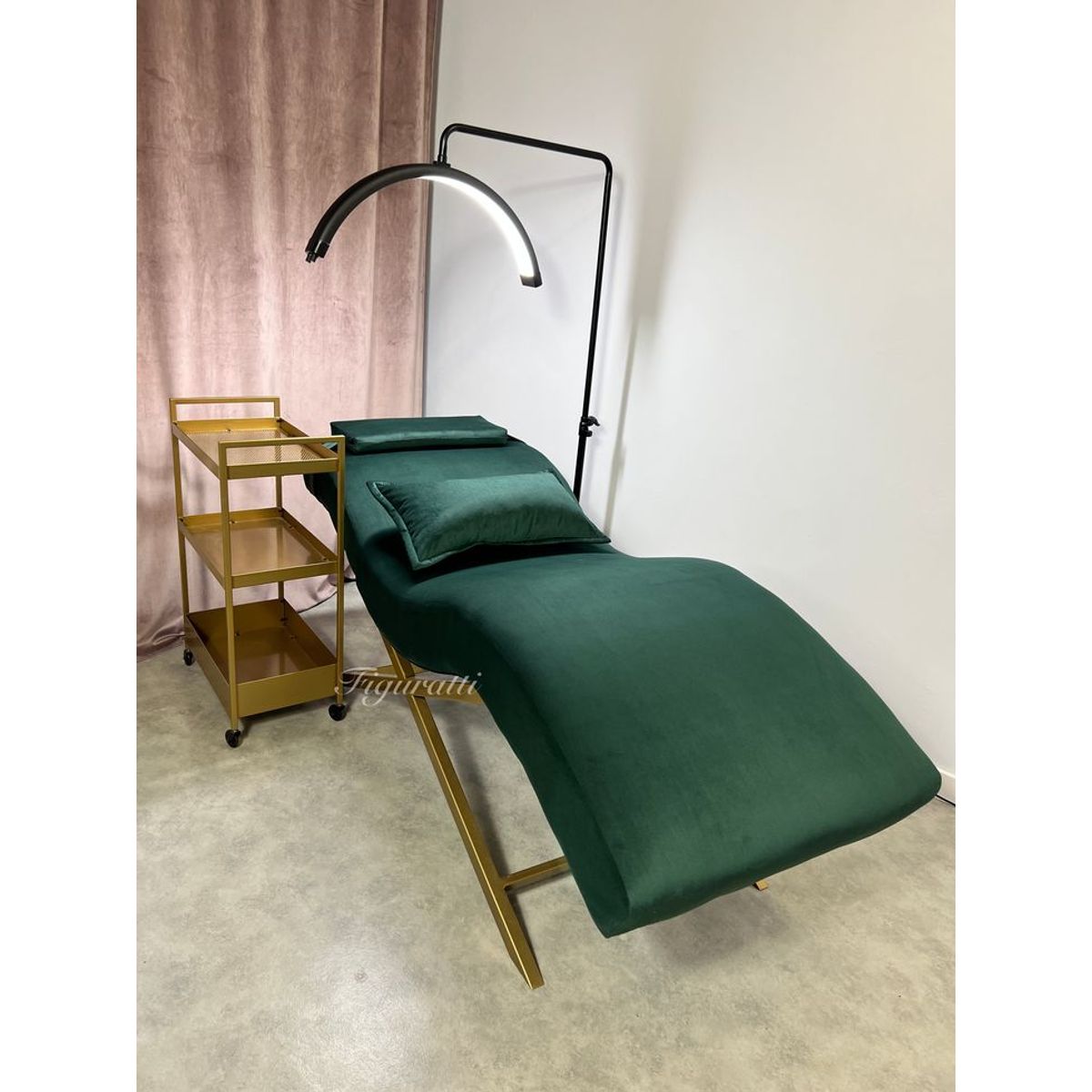 DISEÑOS RAMONA'S - Camilla Para Lashista 160x60x70 Esmeralda