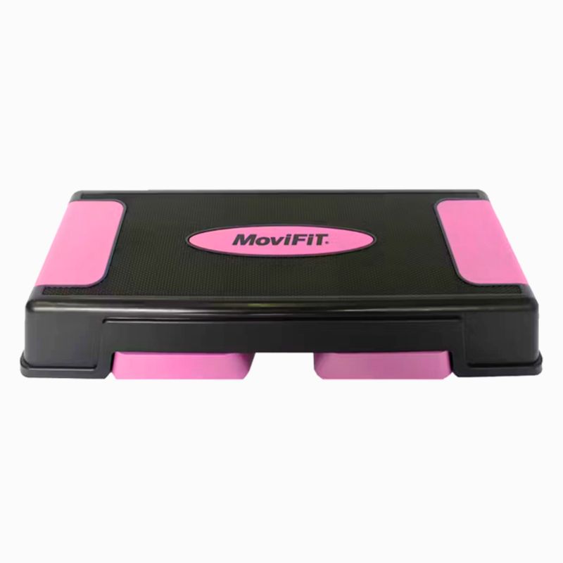 MOVIFIT - Step  Aeróbico Antideslizante con Altura Ajustable Fucsia