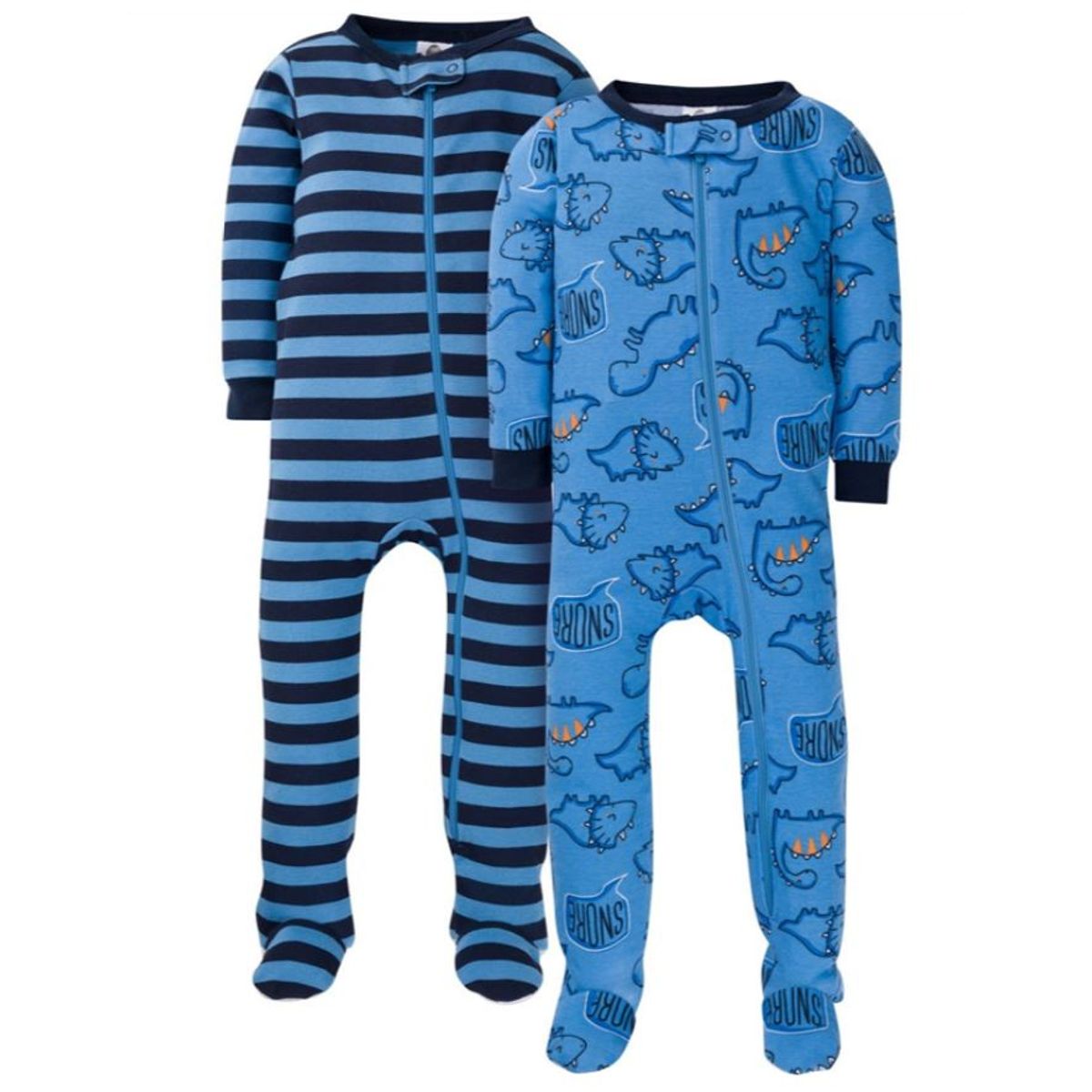 GERBER - Pijama Gerber Snug Fit  Dino- pack x2