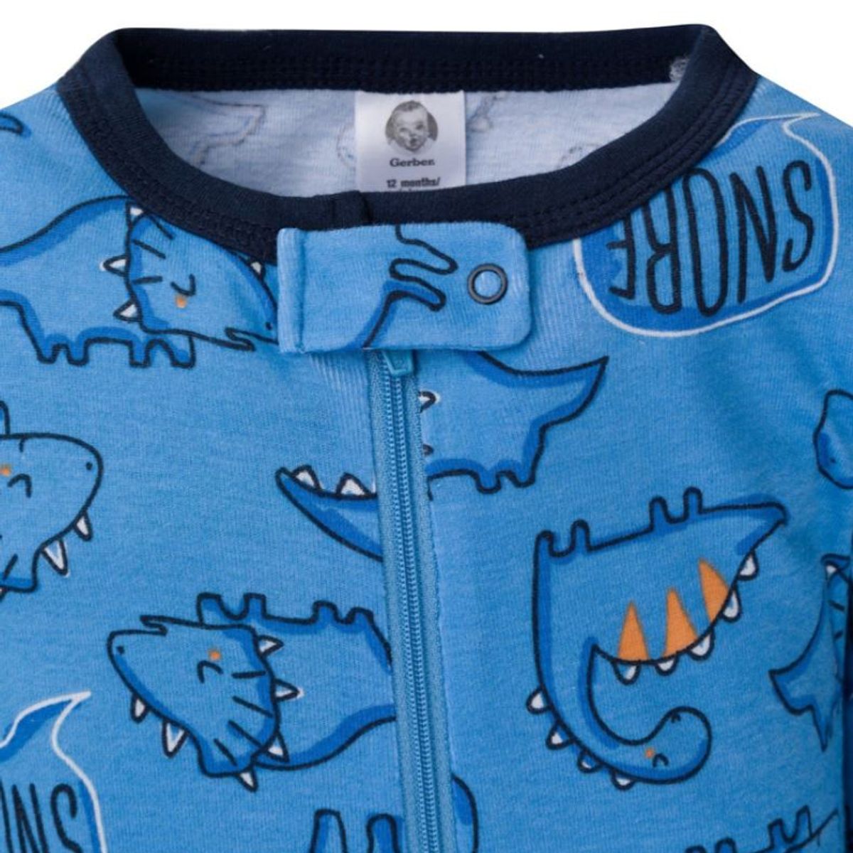 GERBER - Pijama Gerber Snug Fit  Dino- pack x2