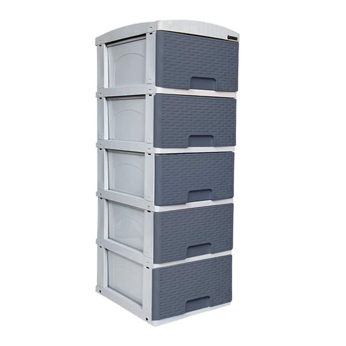COLPLAST - Practimueble 5 Cajones Rattan Colplast 773 - Gris