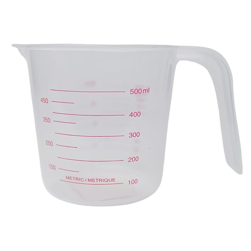 NOVUM - Taza Medidora Plástica 500 ml Novum 9001T -Transparente