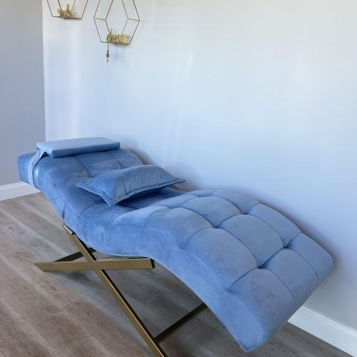 DISEÑOS RAMONA'S - Camilla Para Lashista 160x60x70 Cielo