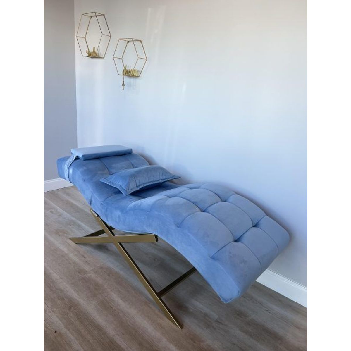 DISEÑOS RAMONA'S - Camilla Para Lashista 160x60x70 Cielo