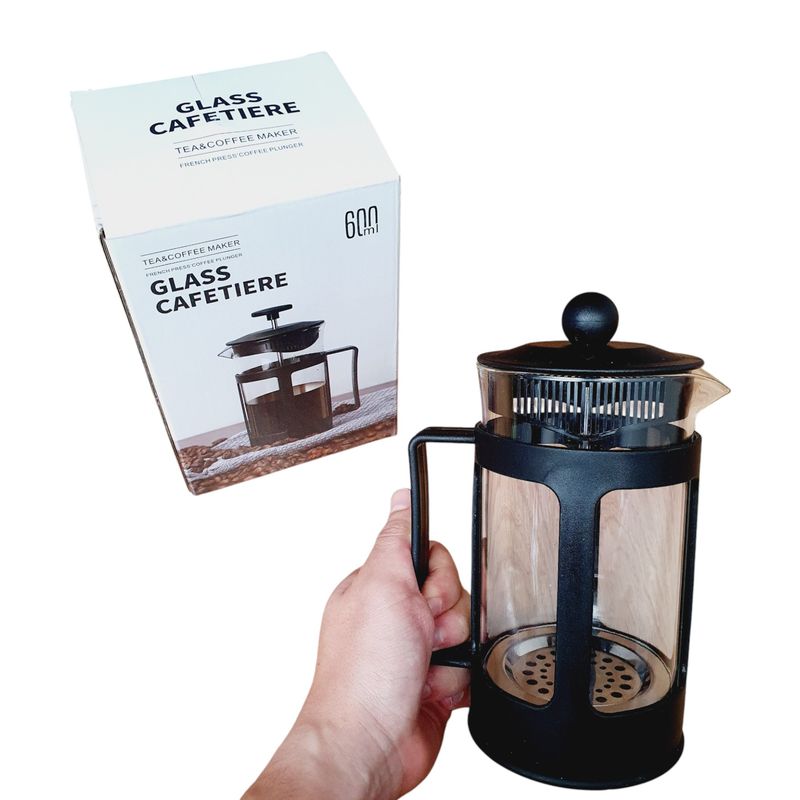 GENERICO - Prensa Francesa 600ml Cafetera Bebidas Cafe Infusiones