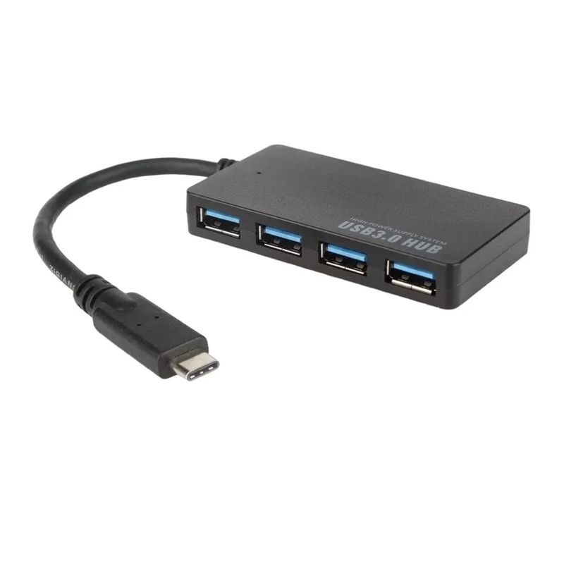 GENERICO - Hub Usb Tipo C 3.0 Para Macbook Air Touch Bar 4 Puertos