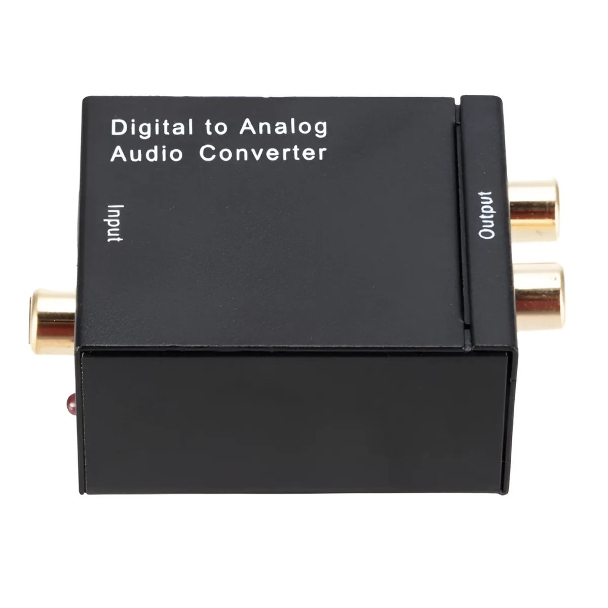 GENERICO - Caja Convertidor De Audio Optico A Rca Analogico