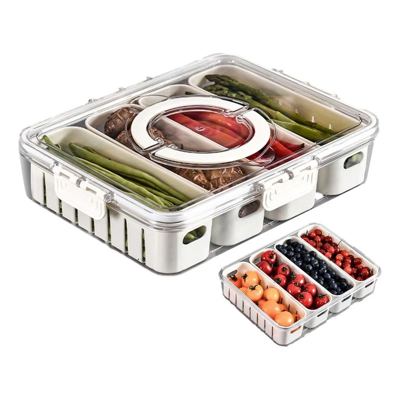 GENERICO - Bandeja Contenedor Frutas Verduras Refrigerador Cocina Hogar