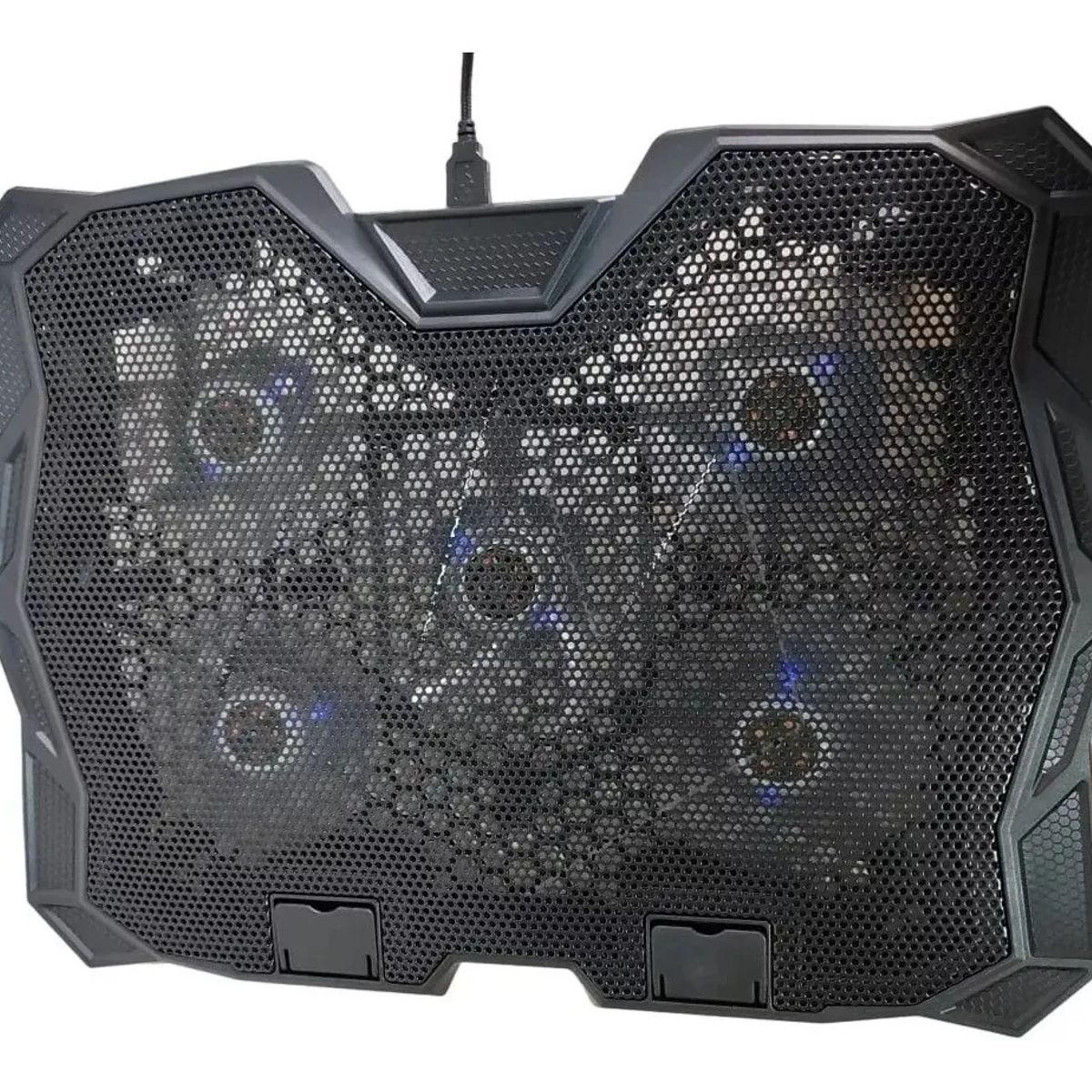 GENERICO - Base Soporte Laptop Refrigerante 5 Ventiladores Reclinable