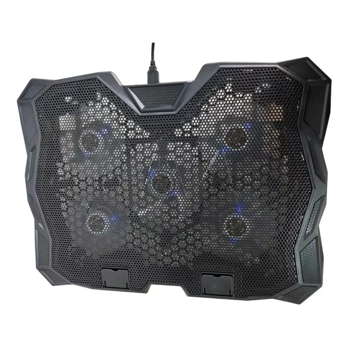 GENERICO - Base Soporte Laptop Refrigerante 5 Ventiladores Reclinable