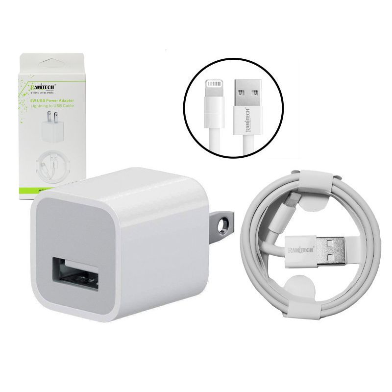 GENERICO - Cargador Para Celular Usb 5W Para Iphone