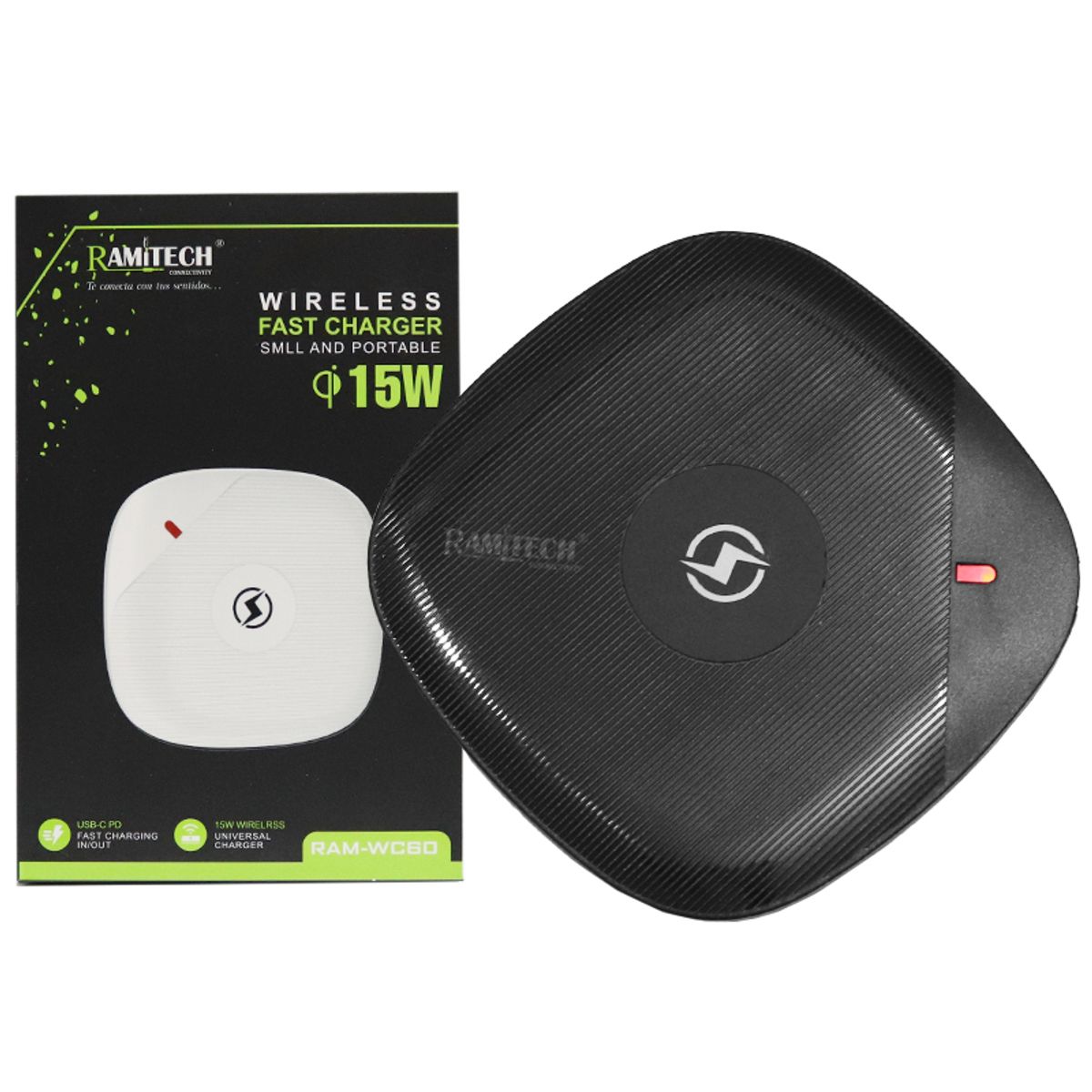 GENERICO - Cargador Power Bank Magnetico 15W De Cable