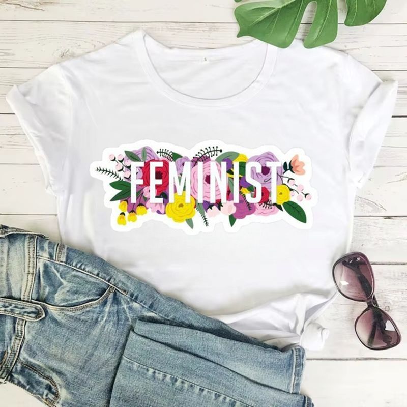 ISMI - Camiseta Feminista Cuello Redondo Manga Corta Ismi