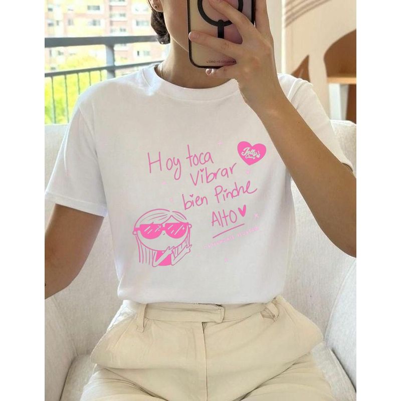 ISMI - Camiseta Feminista Cuello Redondo Manga Corta Ismi.